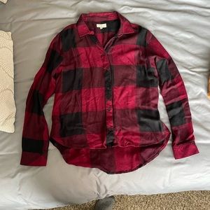 Soft red checkered shirt